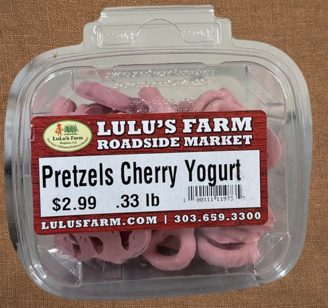 Pretzels Cherry Yogurt