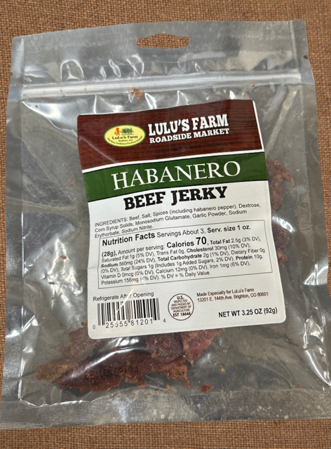 Habanero Beef Jerky