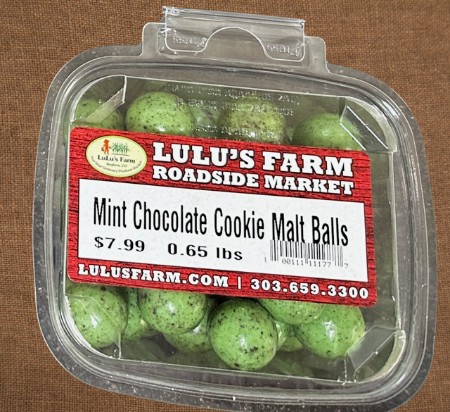 Mint Chocolate Cookie Malt Balls