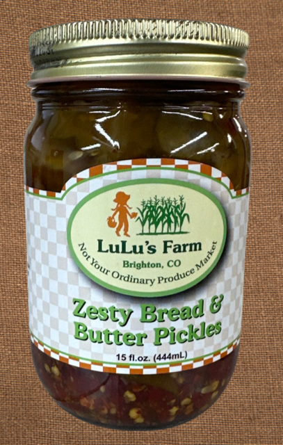 Zesty Bread & Butter Pickles 15 oz