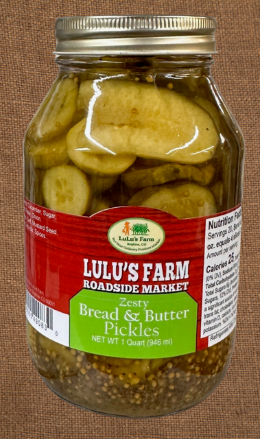 Zesty Bread & Butter Pickles 32 oz