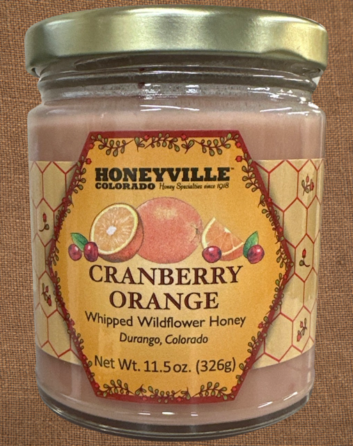 Cranberry Orange Whipped Wildflower Honey