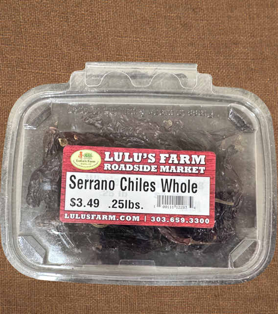Serrano Chiles Whole