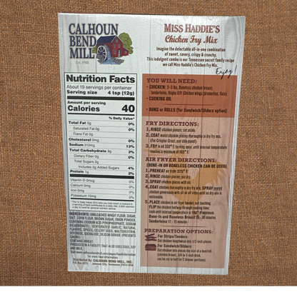 Miss Haddie's Chicken Fry Mix
