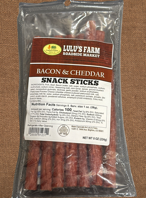 Bacon & Cheddar Snack Sticks