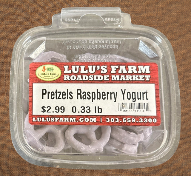 Pretzels Raspberry Yogurt