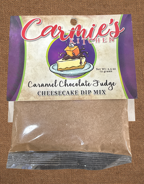Caramel Chocolate Fudge Cheesecake Dip Mix