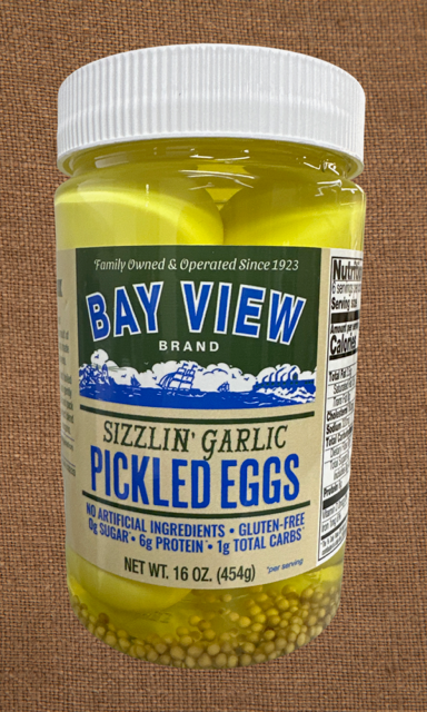 Sizzlin' Garlic Pickled Eggs