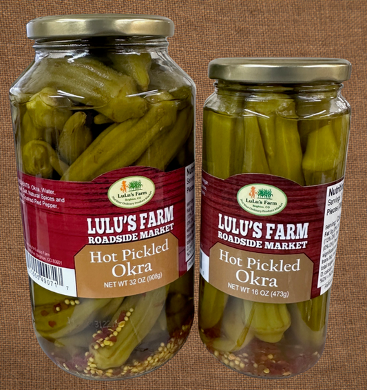 Hot Pickled Okra