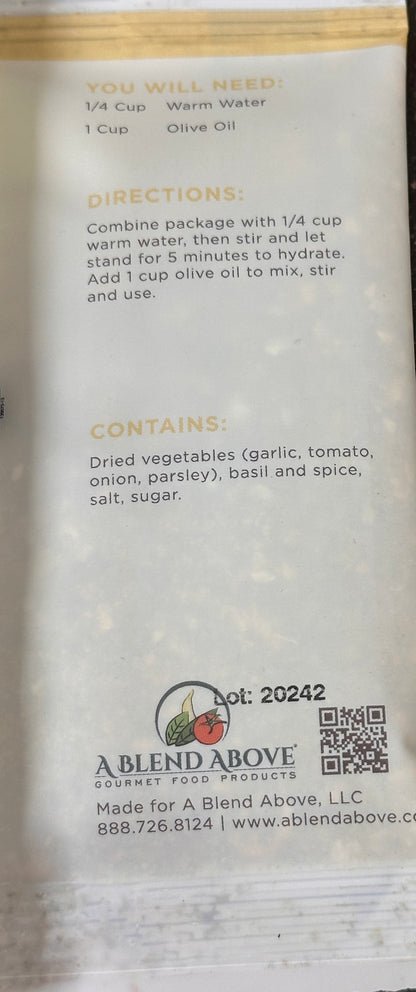 Pesto Tuscan Oil Mix