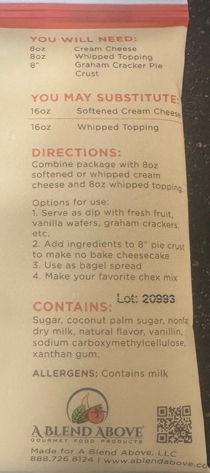 Toasted Coconut Cream Dessert Mix