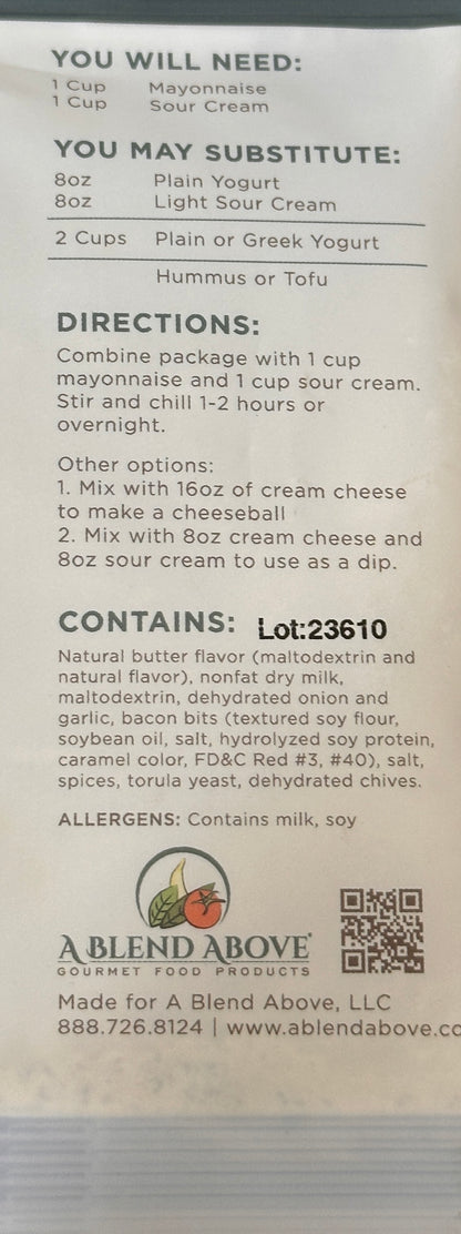 Twice Baked Potato Dip Mix