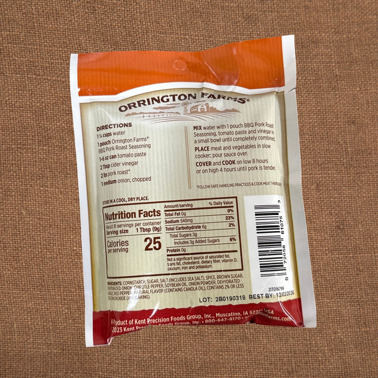 BBQ Pork Roast Seasoning