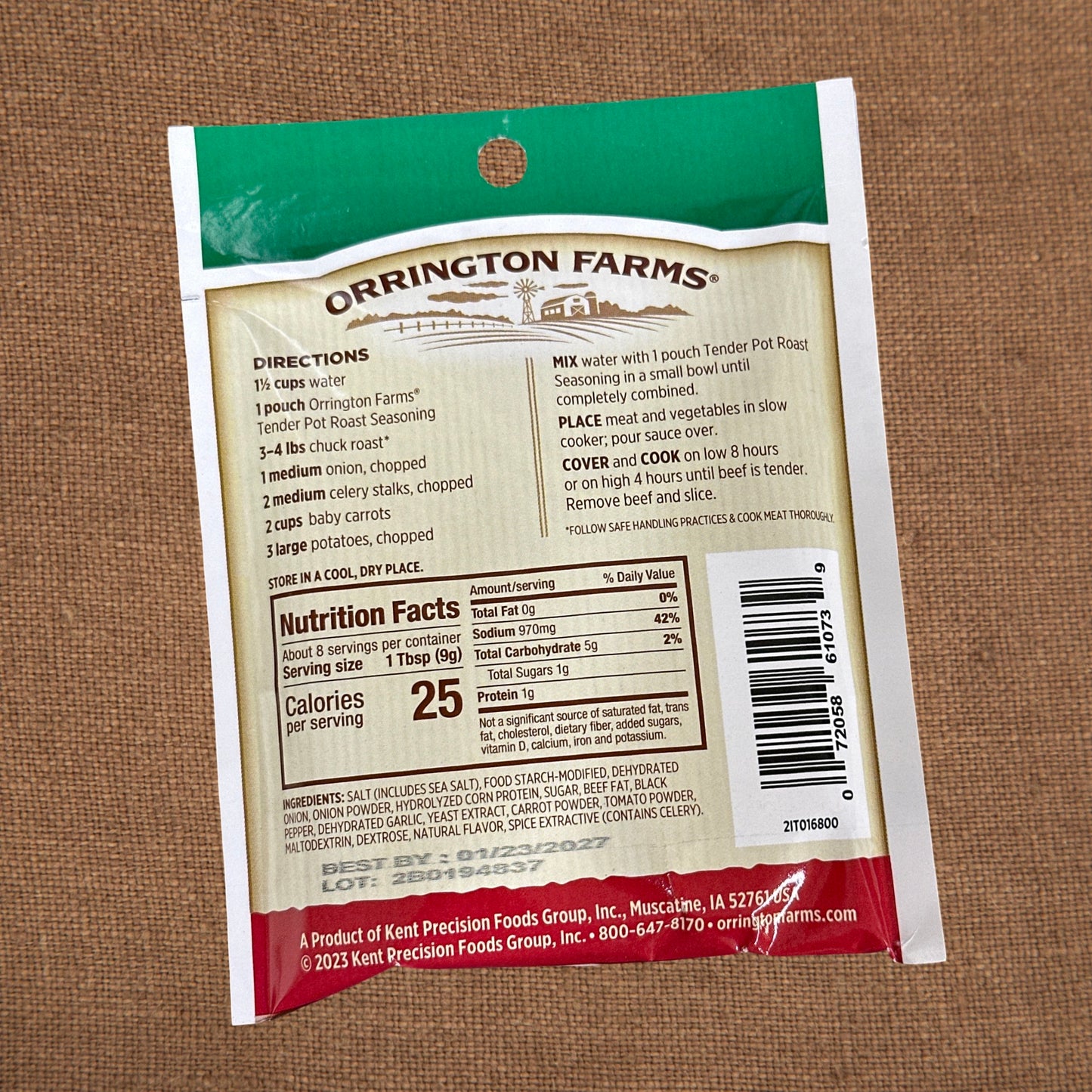 Tender Pot Roast Seasoning