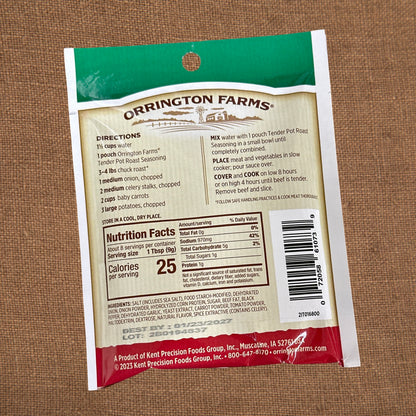 Tender Pot Roast Seasoning