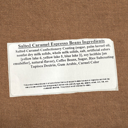 Salted Caramel Espresso Beans