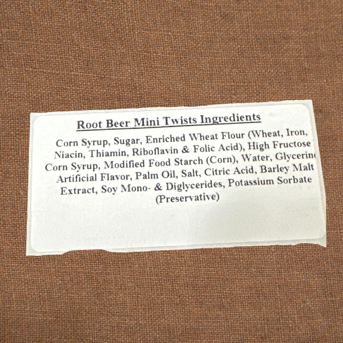 Root Beer Mini Twists
