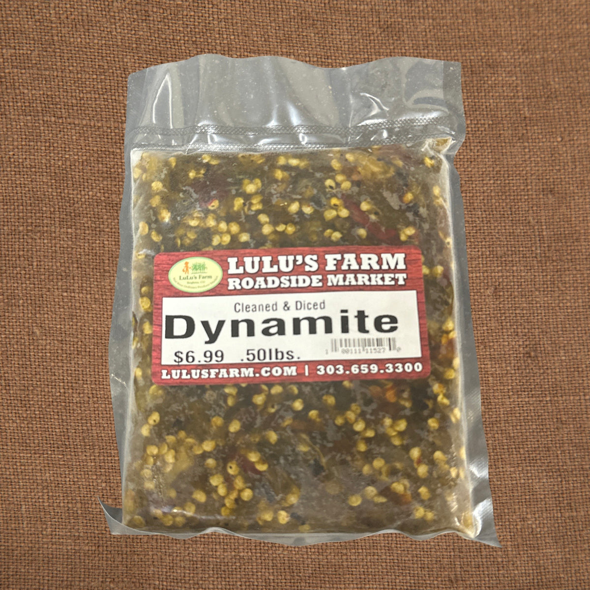 Dynamite Cleaned & Diced 0.50 lb.