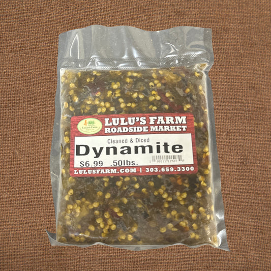 Dynamite Cleaned & Diced 0.50 lb.