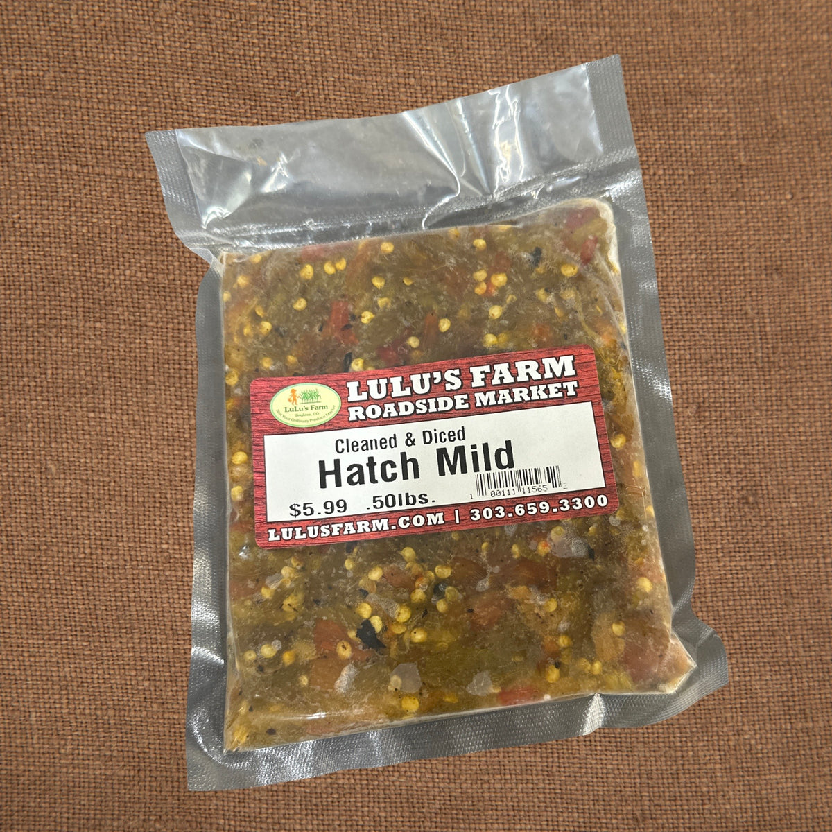 Hatch Mild Cleaned & Diced 0.50 lb.
