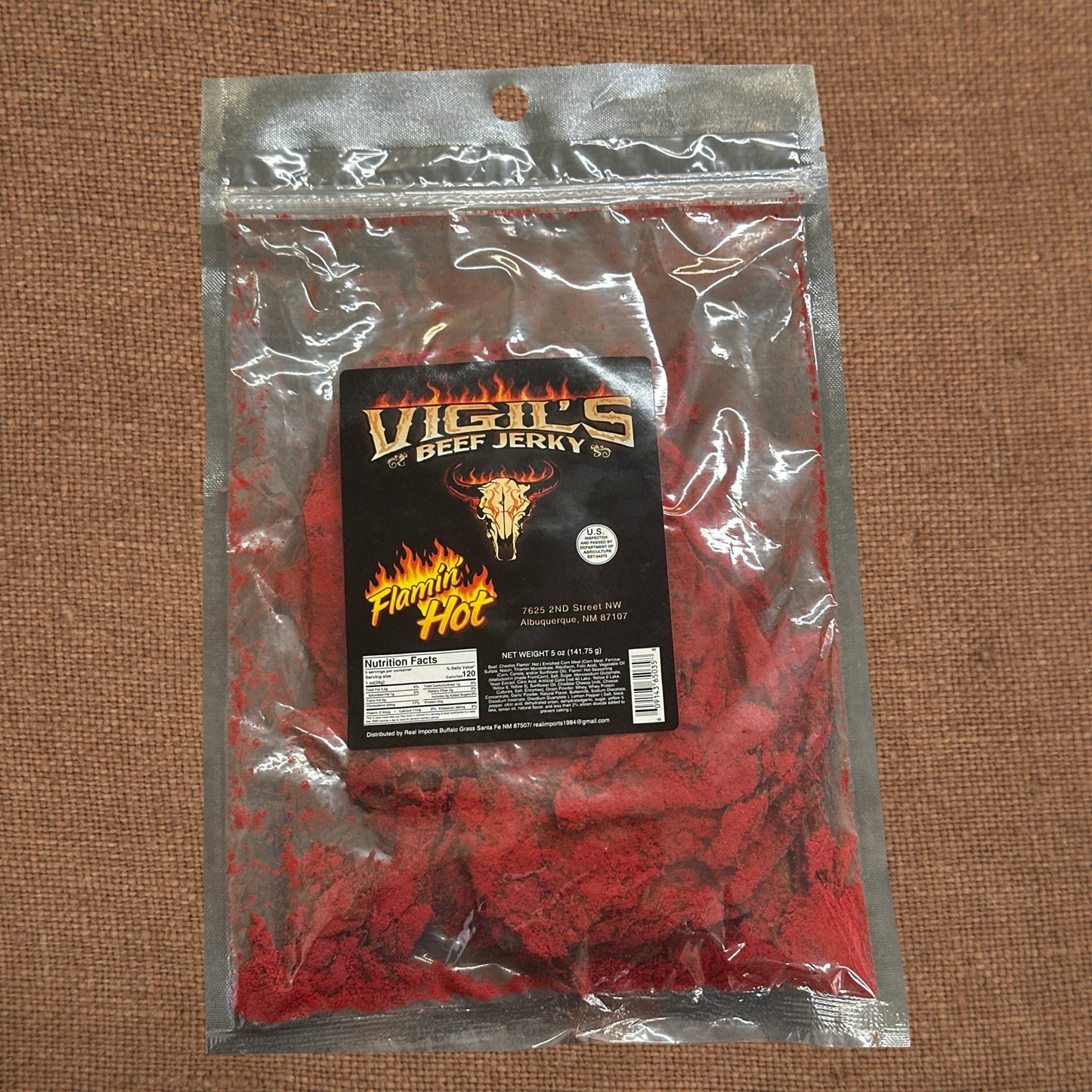 New Mexico Beef Carne Seca Flamin Hot