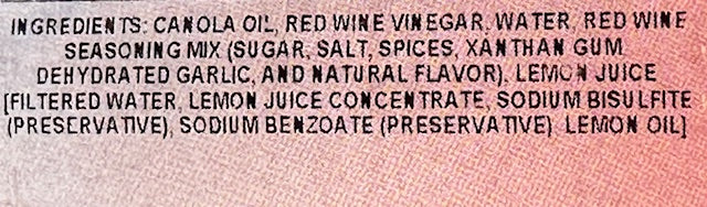 Red Wine Vinaigrette