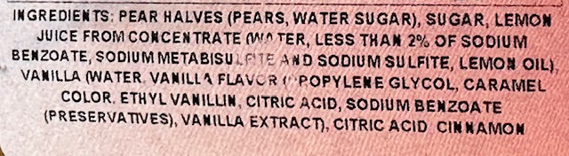 Pear Preserves