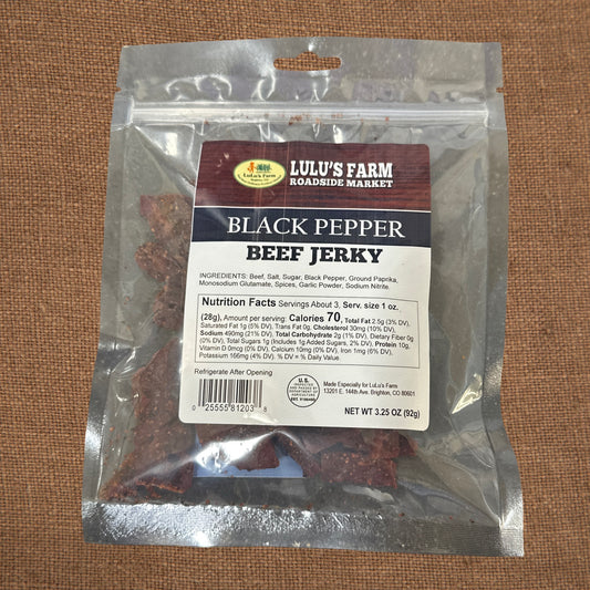 Black Pepper Beef Jerky