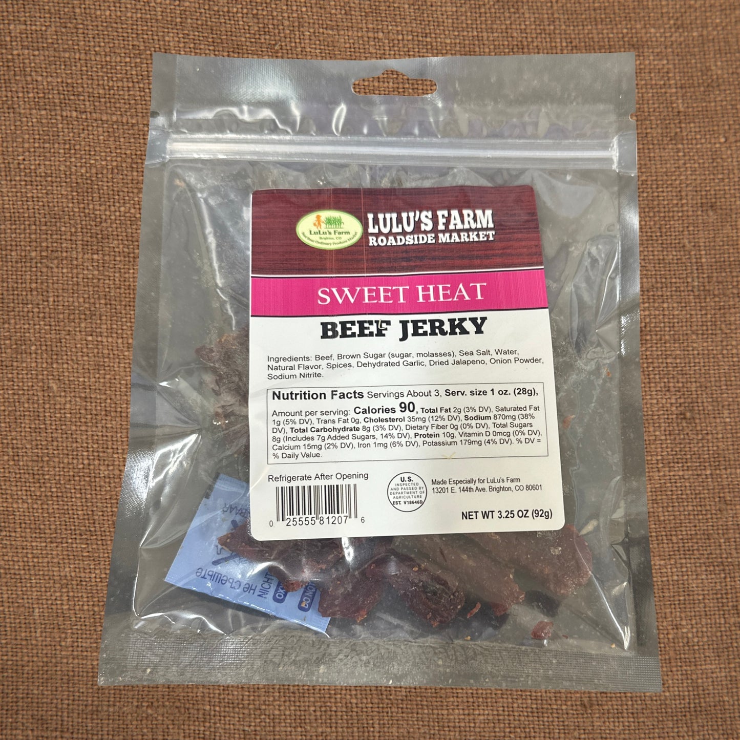 Sweet Heat Beef Jerky