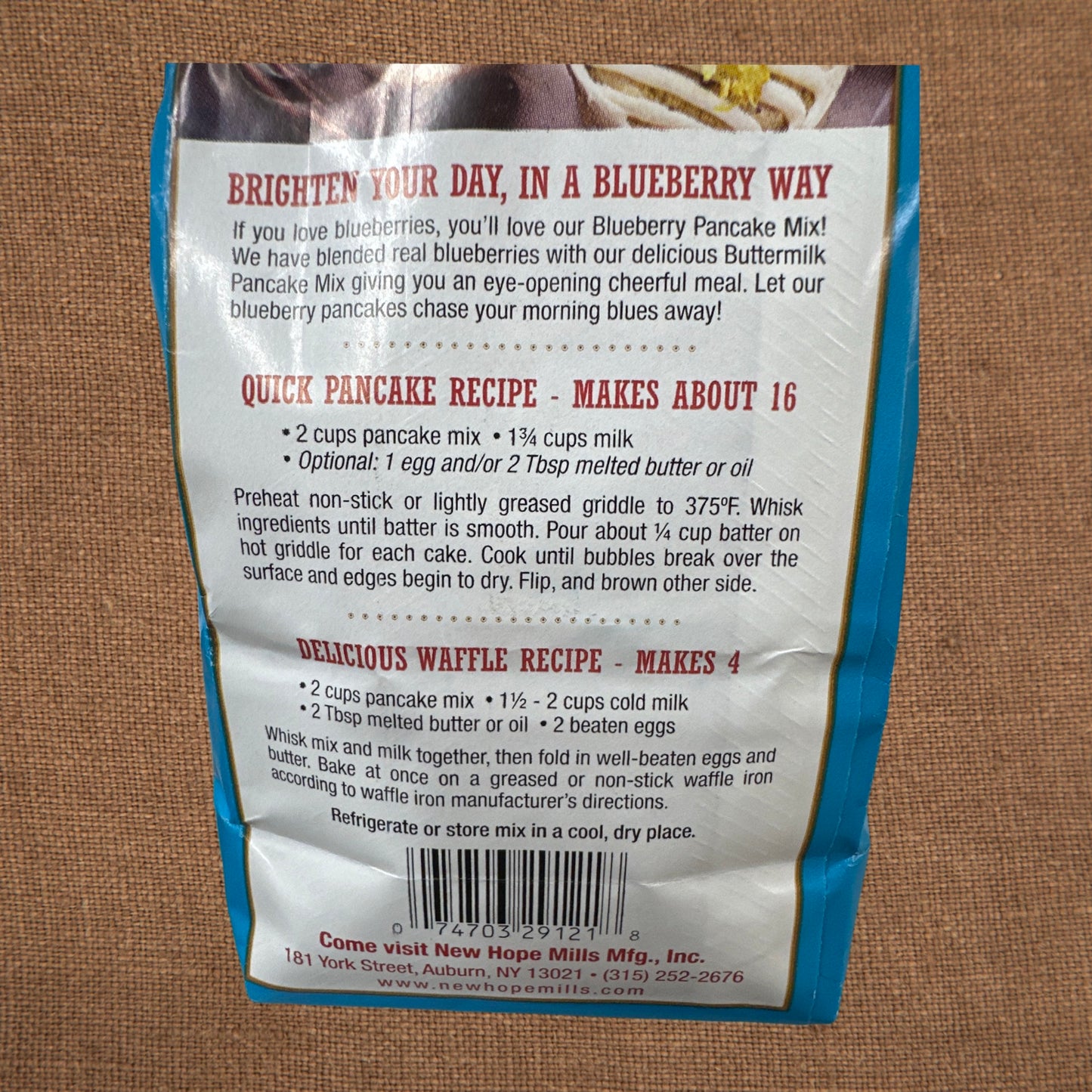 Blueberry Pancake Mix
